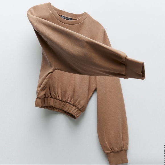 Zara Tops - ZARA BNWT Plush Sweatshirt